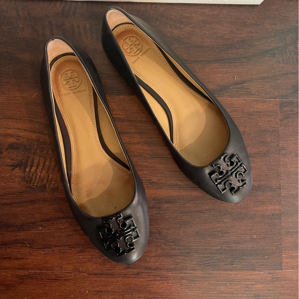 Black Tory Burch Flats